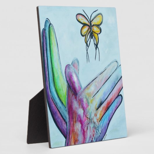 ASL蝶 フォトプラーク (側面)