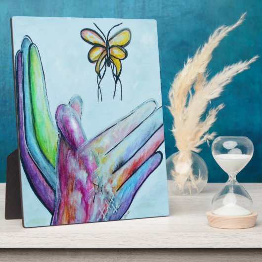 ASL蝶 フォトプラーク (側面)