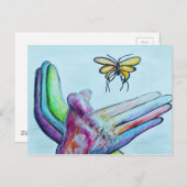 ASL蝶 ポストカード (正面/裏面)
