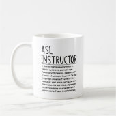 ASL講師 コーヒーマグカップ (左)