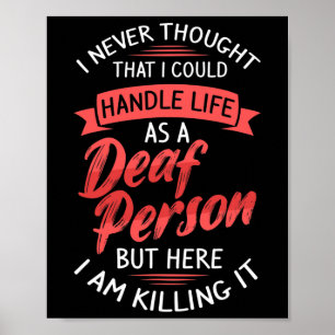 Asl難聴ろう者認識度および手話 ポスター