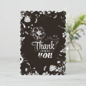 ASL「ありがとう」と花テーマ サンキューカード (スタンド正面)