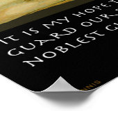 ASL :ろう者への神の贈り物19" x 13" ポスター (角)