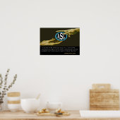 ASL :ろう者への神の贈り物19" x 13" ポスター (キッチン)