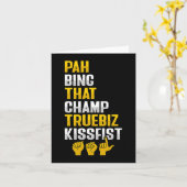 ASL ハンドジェスト 聴覚障害者 聴力損失 Awareness 8 カード (黄色い花)