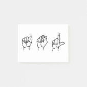 ASL ポストイット (正面)