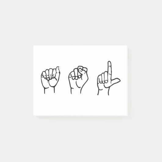 ASL ポストイット (正面)