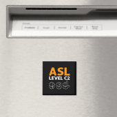 ASL – レベルC2。ASL認識度ハンドサイン言語D マグネット (インサイチュ (食洗機))