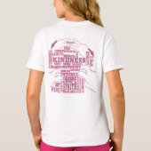 ASL – 内部美しい – ろう文化"Vee Vee"デザイン Tシャツ (裏面)