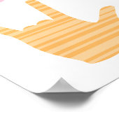 ASL 愛のポスター「愛してる」のハンドサイン言語パターン ポスター (角)