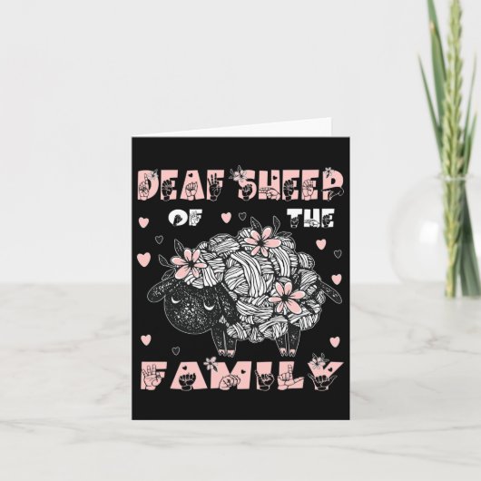 ASL 手のジェスチャー 手のサイン 言語 聴覚障害 A カード (正面)