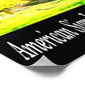 ASL – 手形の枝16" x 24" ポスター (角)