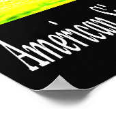 ASL – 手形ブランチ36" x 24" ポスター (角)