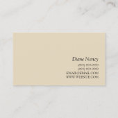 ASL、手話、翻訳者、名刺 名刺 (裏面)