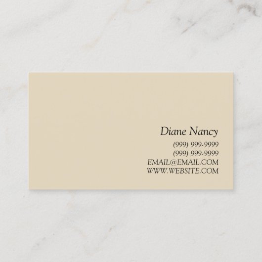 ASL、手話、翻訳者、名刺 名刺 (裏面)