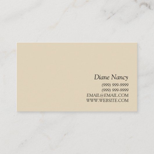 ASL，手話，翻訳者，名刺 名刺 (裏面)