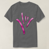 ASL American Sign Language私はあなたを愛している5 Tシャツ (デザイン正面)