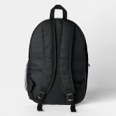 ASL American Sign Language I Am Looper Backpack プリントバックパック (裏面)