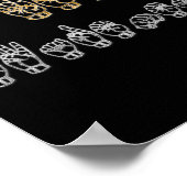 Asl American Sign Language Looer認識度 ポスター (角)