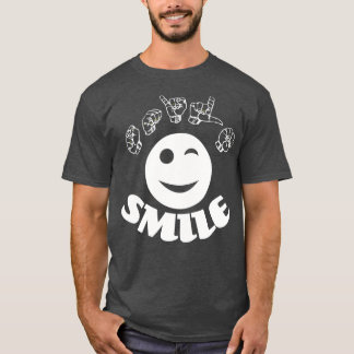 ASL American Sign Language Smile TShirt Classic TS Tシャツ