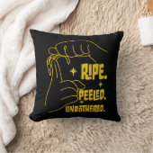 ASL Banana Design - Ripe, Peeled, Unbothered   クッション (ブランケット)