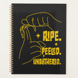 ASL Banana Design - Ripe, Peeled, Unbothered   プランナー手帳