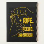 ASL Banana Design - Ripe, Peeled, Unbothered   プランナー手帳 (裏面)