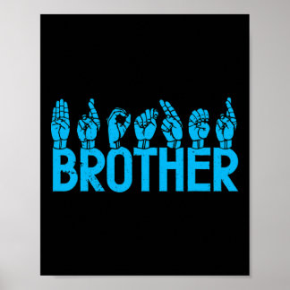 Asl Brother American Sign Language Looer認識度 ポスター