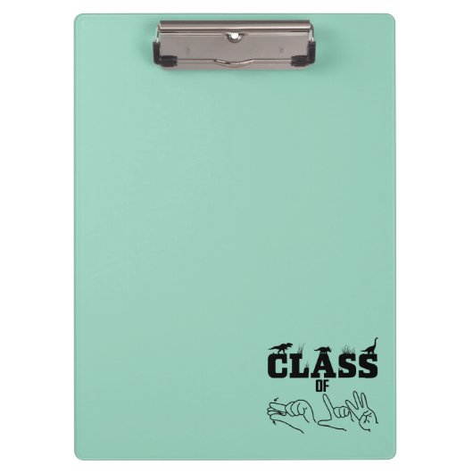ASL - Class of 2026 – 卒業ASLデザイン クリップボード (正面)
