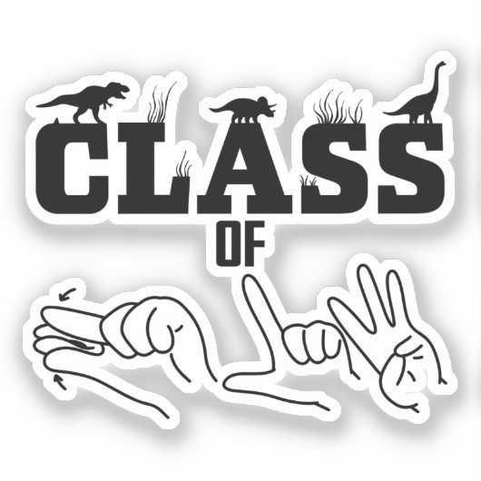 ASL - Class of 2026 – 卒業ASLデザイン シール (正面)