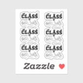 ASL - Class of 2026 – 卒業ASLデザイン シール (シート)