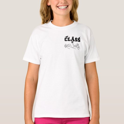 ASL - Class of 2026 – 卒業ASLデザイン Tシャツ (正面)