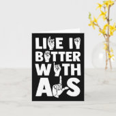 Asl Deaf Awareness And Sign Language 2  カード (黄色い花)