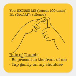 ASL Design - Rule of Thumb スクエアシール