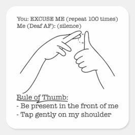 ASL Design - Rule of Thumb スクエアシール