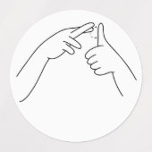 ASL Design - Rule of Thumb ラベル (デザイン1)