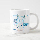 ASL Design - Wash, Rinse, and Dry Love ILY ジャンボコーヒーマグカップ (右)