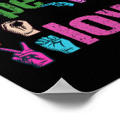 ASL Faith Hope Love American Sign Language Chris ポスター (角)