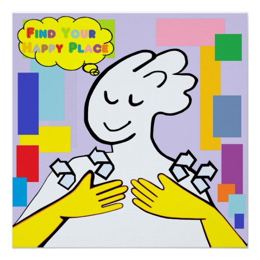 ASL Find Your Happy Place ポスター (正面)