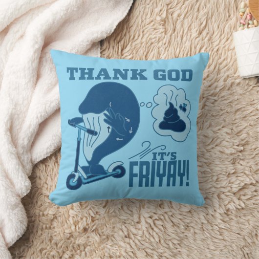 ASL Friday Design - Thank God It’s Friyay!  クッション (ブランケット)