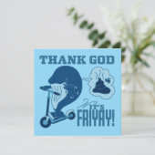 ASL Friday Design - Thank God It’s Friyay! サンキューカード (スタンド正面)