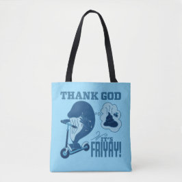 ASL Friday Design - Thank God It’s Friyay!  トートバッグ