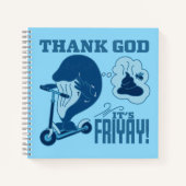 ASL Friday Design - Thank God It’s Friyay!  ノートブック (正面)