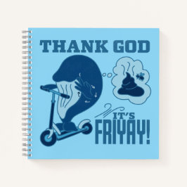 ASL Friday Design - Thank God It’s Friyay!  ノートブック