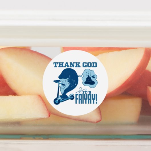 ASL Friday Design - Thank God It’s Friyay!  ラベル (貼付)