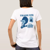 ASL Friday Design - Thank God It’s Friyay! Tシャツ (裏面)