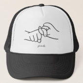 ASL Friends Trucker Hat – 手話スタイル キャップ (正面)