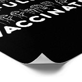 Asl Fully Vaccinated Hand Sign Language  ポスター (角)