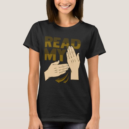 Asl Hand Gesture Deaf Hearing Loss Awareness 12 Tシャツ (正面)