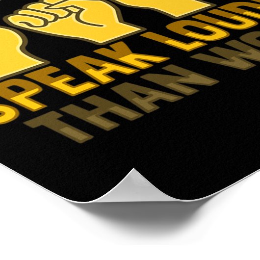 Asl Hand Gesture Deaf Hearing Loss Awareness 5  ポスター (角)